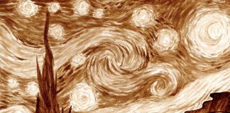 Famous Paintings Reproduced With Coffee And Water By Karen Eland