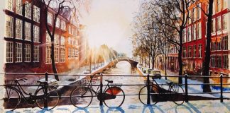 European Cityscape Watercolor Paintings by Igor Dubovoy