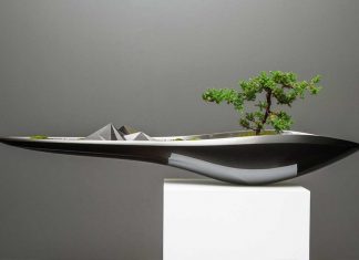 Contemporary Bonsai Planter by Adrian Magu