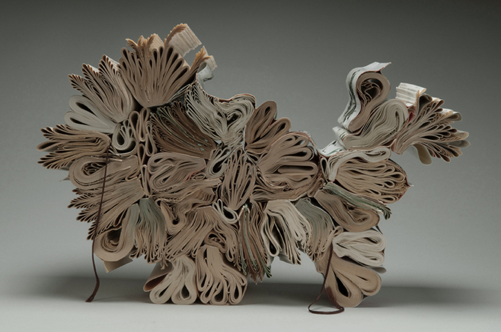 Amazing Book Sculptures by Jacqueline Rush Lee
