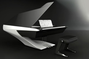 Sleek Piano Design by Peugeot Design Lab