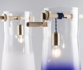 Glass Lighting Inspired by A Traditional Water Well