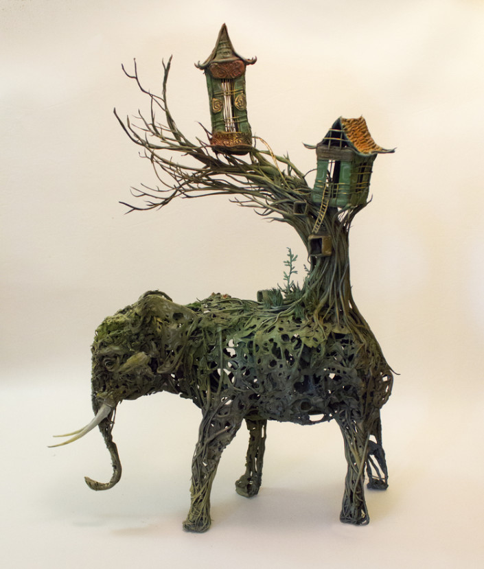 Surreal Animal Sculptures by Ellen Jewett