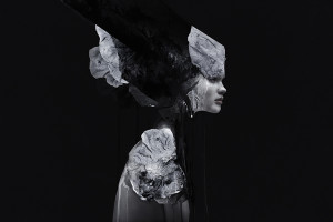 Artist Merges Multiple Painting Techniques With Digital Photo Manipulation And Photography To Create Abstract Portraits