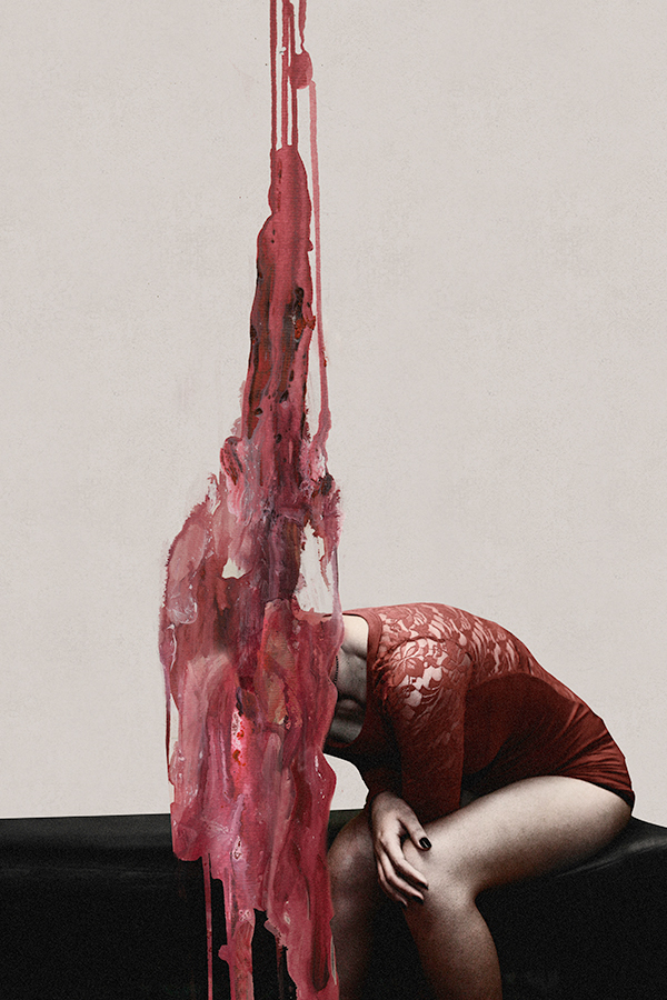 Artist Merges Multiple Painting Techniques With Digital Photo Manipulation And Photography To Create Abstract Portraits