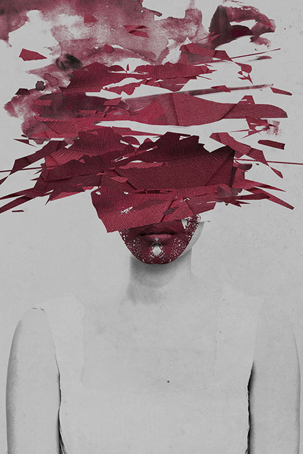 Artist Merges Multiple Painting Techniques With Digital Photo Manipulation And Photography To Create Abstract Portraits