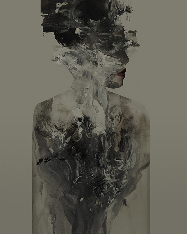 Artist Merges Multiple Painting Techniques With Photography To Create Abstract Images