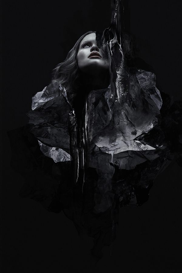 Artist Merges Multiple Painting Techniques With Photography To Create Abstract Images
