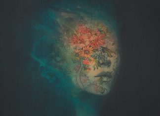 Artist uses photography and digital manipulation to create enigmatic and mystifying portraits of feminine figures