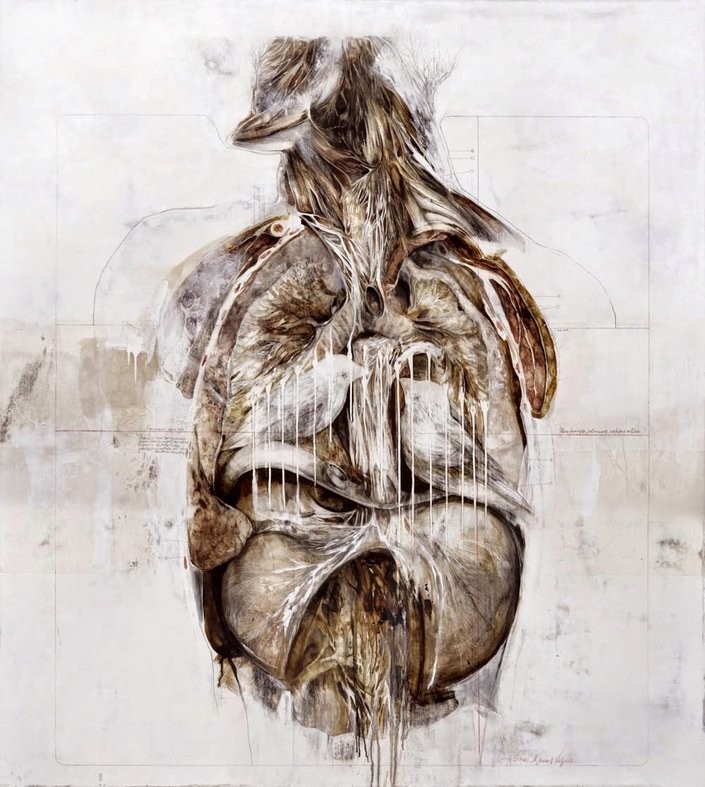 Anatomical Art Explores The Relationship Between Man And Nature