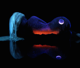 Amazing Fluorescent Body Paintings by John Poppleton