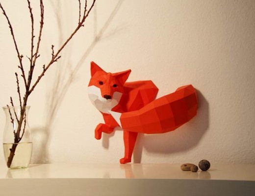 DIY Geometric Paper Animal Sculptures By Wolfram Kampffmeyer