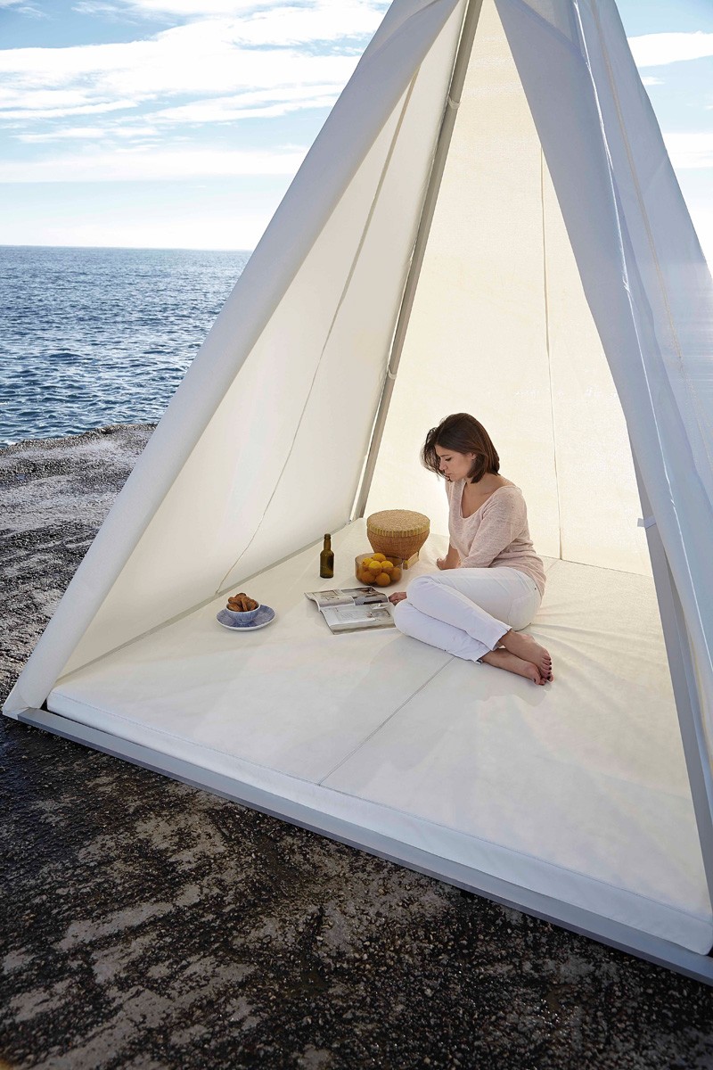 Pyramid Shaped Tent by José Antonio Gandia-Blasco