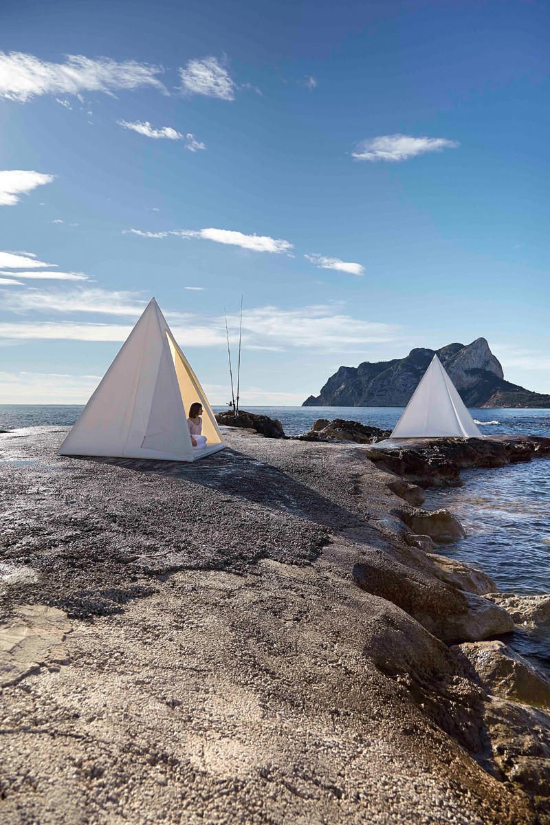 Pyramid Shaped Tent by José Antonio Gandia-Blasco