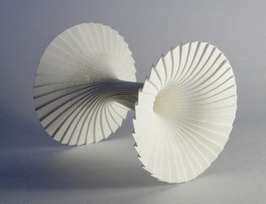 Richard Sweeney's Delicate Geometric Sculptures Made Out of Paper