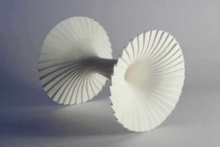 Richard Sweeney's Delicate Geometric Sculptures Made Out of Paper