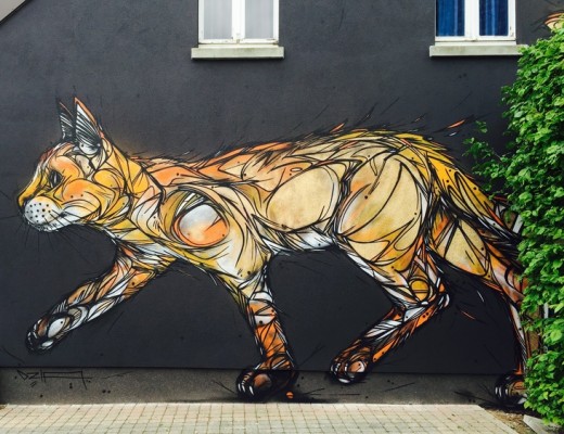 Beautiful Animal Street Art Brings Life To Abandoned Urban Areas