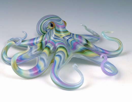 Beautiful Hand-Blown Glass Creatures by Scott Bisson
