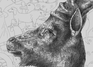 Davit Yukhanyan Creates Impressive Illustration Made Of Hundreds of Smaller Illustrations