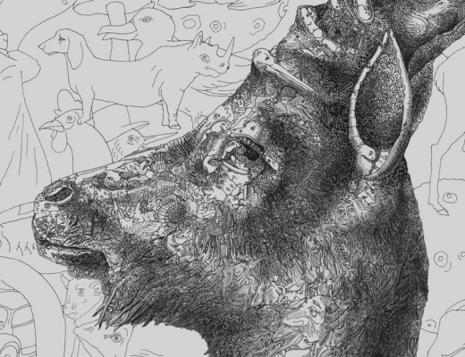 Davit Yukhanyan Creates Impressive Illustration Made Of Hundreds of Smaller Illustrations