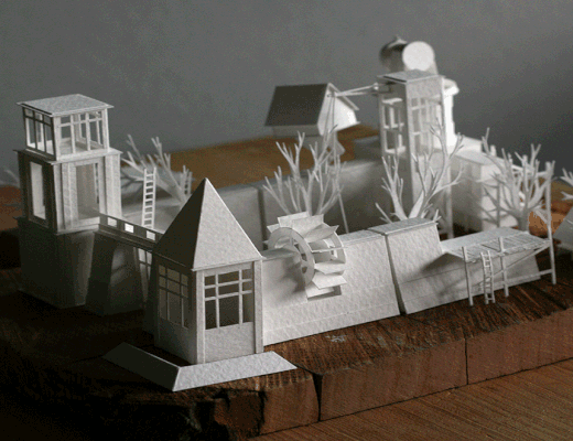 Paperholm, Charles Young's miniature paper city