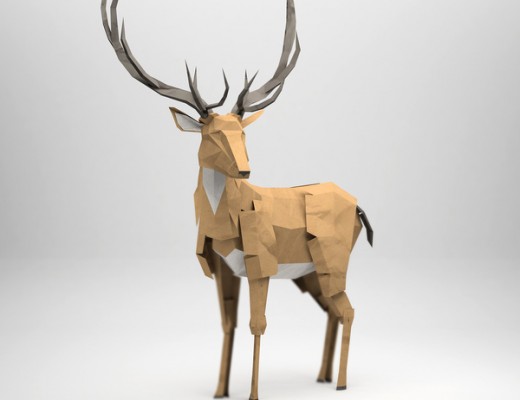 3D Digital Origami by Jeremy Kool