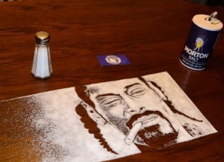 Artist Rob Ferrel Creates Stunning Celebrity Portraits Using Salt