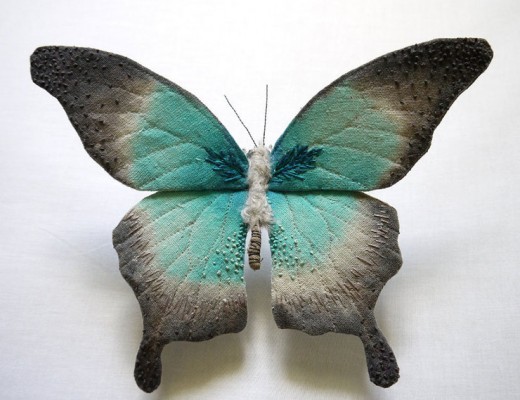 Colourful Textile Moths And Butterflies By Yumi Okita