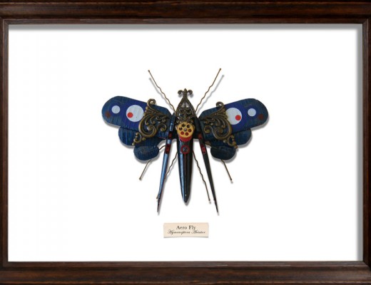 'Litter Bugs', a series of sculptural insects by Mark Oliver