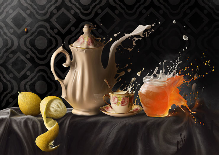 Artist Creates Photorealistic Finger Paintings Using His iPad