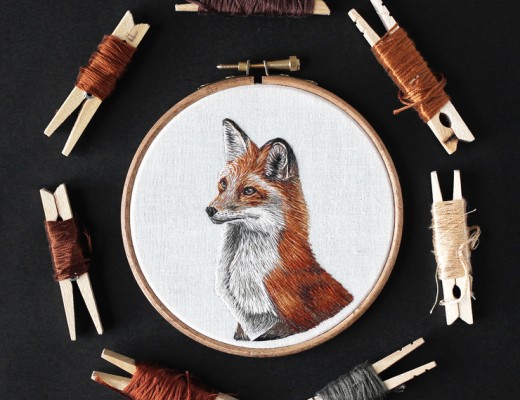 Embroidery Art By Emillie Ferris