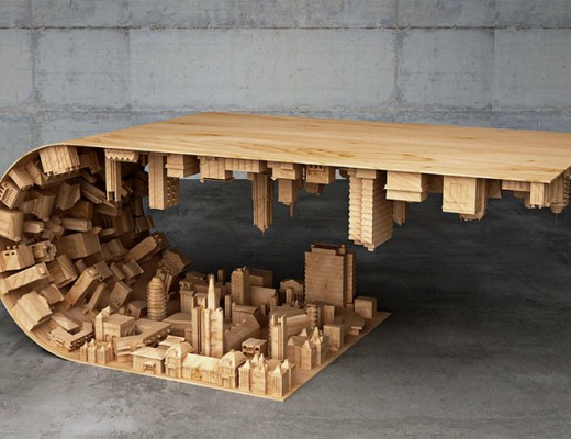 Inception-Inspired Coffee Table by Stelios Mousarris
