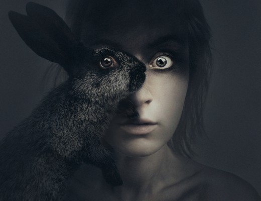 Surreal Self Portraits Replace One Eye with an Animal’s