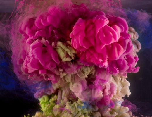 Artist drops paint into water and photographs the spectacular results