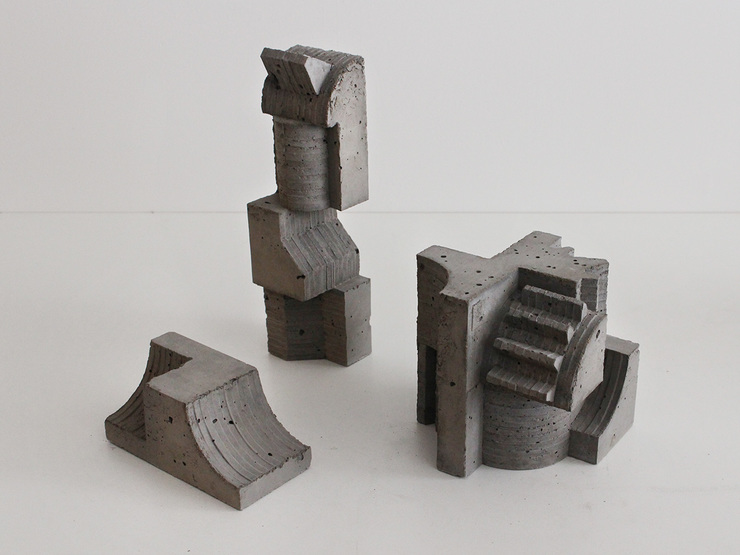 Architectural Concrete Sculptures By David Umemoto