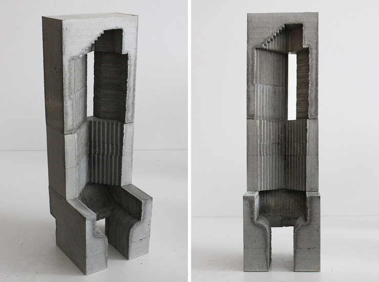 Architectural Concrete Sculptures By David Umemoto