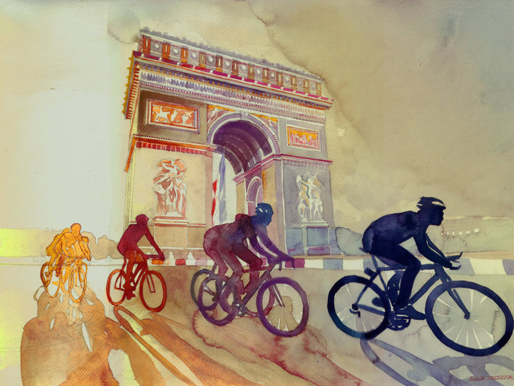 Architectural Watercolor Paintings By Maja Wronska