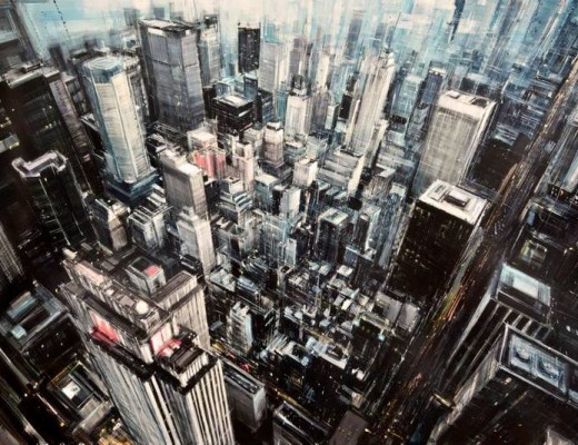 Blurred Cityscape Paintings By Valerio D’Ospina