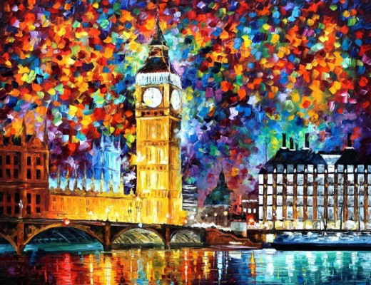 Colorful Impressionist Oil Paintings by Leonid Afremov