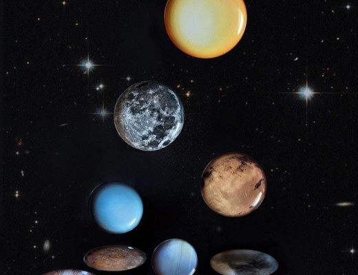 Cosmic Diner, A Set Of Space-Inspired Porcelain Dishes