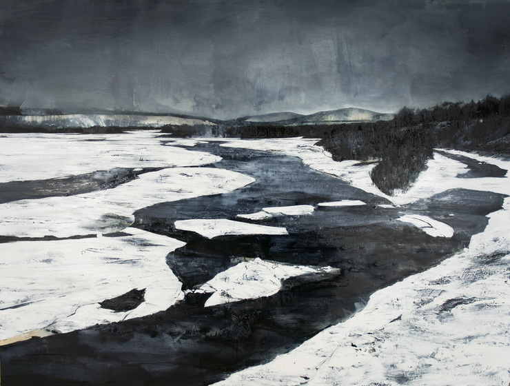 Dark Art Desolate Cityscape Paintings by Mark Thompson