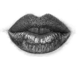 Lips Series Surreal Pencil Drawings By Christo Dagorov