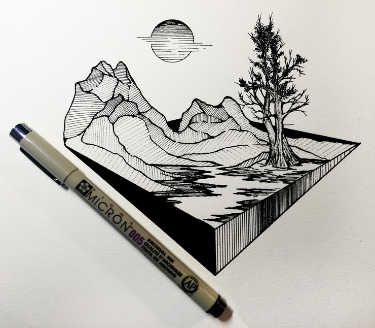 Daily Drawings by Derek Myers