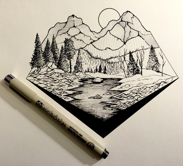 Daily Drawings by Derek Myers