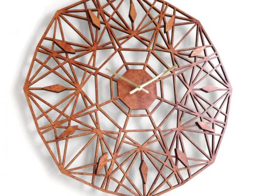 Stylish Laser-Cut Clocks by Sarah Mimo Manufactory