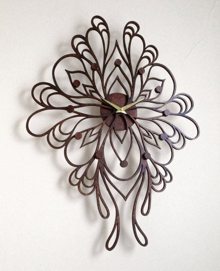 Stylish Laser-Cut Clocks by Sarah Mimo Manufactory