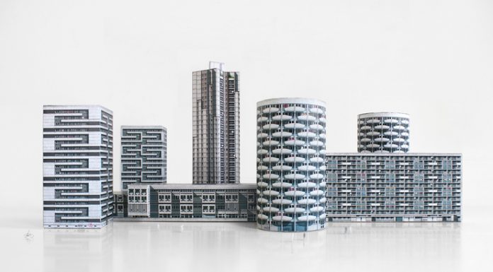 Paris Brut Brutalist Paris Paper Blocks By Zupagrafika