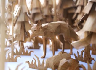 The PolyWood Low Poly Style Wooden Animal Toys By Mat Szulik