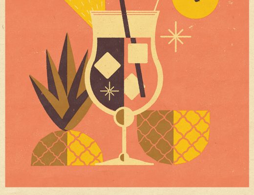 Vintage Style Illustrated Calendar 2016 By Telegramme Paper Co.