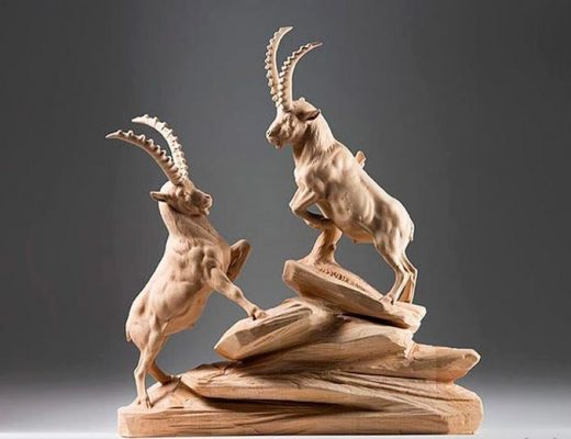 Realistic Wooden Animal Sculptures By Giuseppe Rumerio